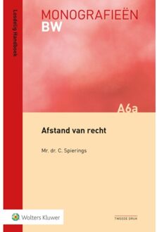 Wolters Kluwer Nederland B.V. Afstand Van Recht - Monografieen Bw