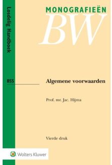 Wolters Kluwer Nederland B.V. Algemene voorwaarden - Boek Jac. Hijma (9013135293)