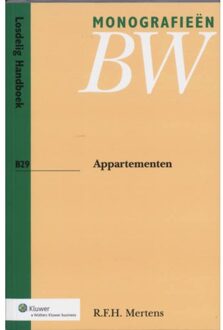 Wolters Kluwer Nederland B.V. Appartementen - Boek R.F.H. Mertens (9013028764)