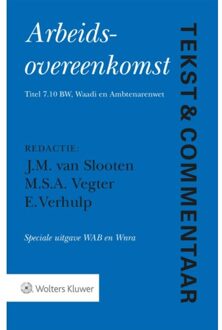 Wolters Kluwer Nederland B.V. Arbeidsovereenkomst Speciale Uitgave Wab En Wnra