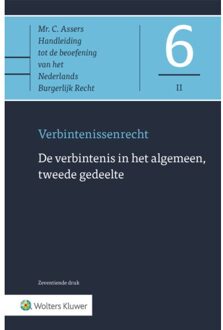 Wolters Kluwer Nederland B.V. Asser 6-Ii De Verbintenis In Het Algemeen, Tweede Gedeelte