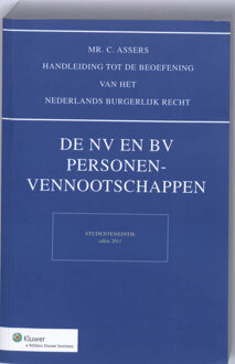 Wolters Kluwer Nederland B.V. Asser NV en BV, Personenvenootschappen studenteneditie / 2011 - Boek C. Asser (9013087612)