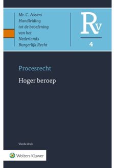 Wolters Kluwer Nederland B.V. Asser Procesrecht 4 Hoger Beroep