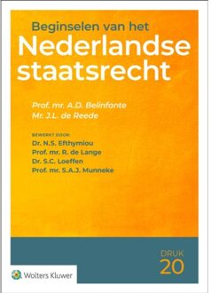 Wolters Kluwer Nederland B.V. Beginselen Van Het Nederlandse Staatsrecht - A.D. Belinfante