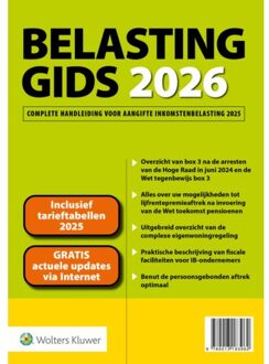 Wolters Kluwer Nederland B.V. Belastinggids 2026