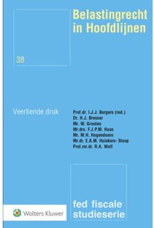 Wolters Kluwer Nederland B.V. Belastingrecht In Hoofdlijnen