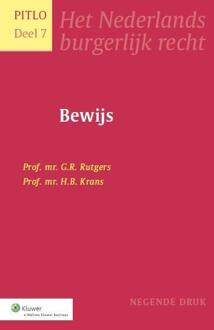 Wolters Kluwer Nederland B.V. Bewijs - Boek G.R. Rutgers (9013104177)