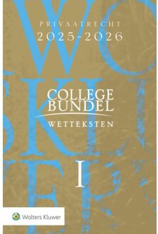 Wolters Kluwer Nederland B.V. Collegebundel 2025-2026