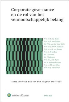 Wolters Kluwer Nederland B.V. Corporate governance en de rol van het vennootschappelijk belang