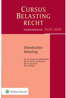 Wolters Kluwer Nederland B.V. Cursus Belastingrecht / 2025-2026 - Y.E. Gassler