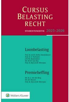 Wolters Kluwer Nederland B.V. Cursus Belastingrecht / 2025-2026