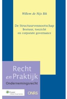 Wolters Kluwer Nederland B.V. De structuurvennootschap - Boek de Nijs Bik (9013120970)