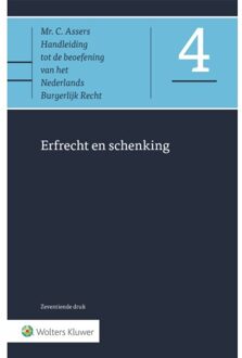 Wolters Kluwer Nederland B.V. Erfrecht En Schenking - Asser-Serie