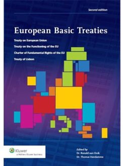 Wolters Kluwer Nederland B.V. European basic treaties - Boek Wolters Kluwer Nederland B.V. (9013101364)