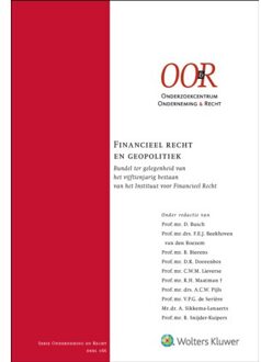 Wolters Kluwer Nederland B.V. Financieel Recht En Geopolitiek