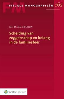 Wolters Kluwer Nederland B.V. Fiscale monografieën 162 -   Scheiding van zeggenschap en belang in de familiesfeer