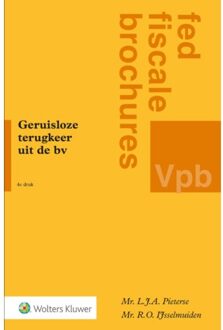 Wolters Kluwer Nederland B.V. Geruisloze Terugkeer Uit De Bv