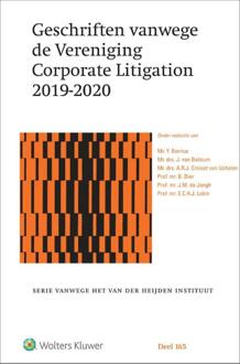 Wolters Kluwer Nederland B.V. Geschriften vanwege de Vereniging Corporate Litigation 2019-2020