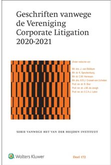Wolters Kluwer Nederland B.V. Geschriften Vanwege De Vereniging Corporate Litigation 2020-2021 - J. van Bekkum