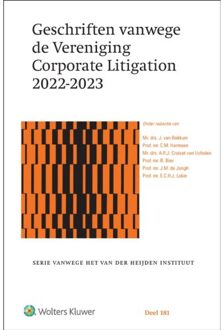 Wolters Kluwer Nederland B.V. Geschriften Vanwege De Vereniging Corporate Litigation 2022-2023