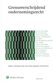 Wolters Kluwer Nederland B.V. Grensoverschrijdend Ondernemingsrecht - C.D.J. Bulten