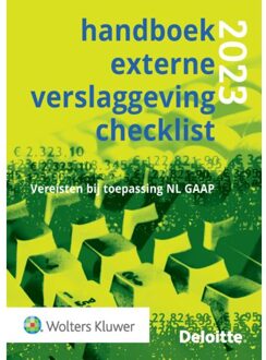 Wolters Kluwer Nederland B.V. Handboek Externe Verslaggeving Checklist 2023