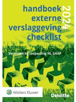 Wolters Kluwer Nederland B.V. Handboek Externe Verslaggeving Checklist 2024