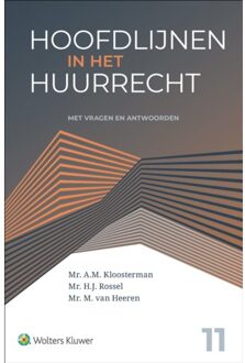 Wolters Kluwer Nederland B.V. Hoofdlijnen In Het Huurrecht