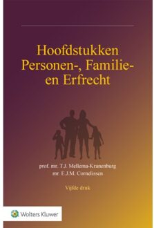 Wolters Kluwer Nederland B.V. Hoofdstukken Personen-, Familie- En Erfrecht