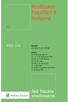 Wolters Kluwer Nederland B.V. Hoofdzaken Fiscaliteit & Vastgoed