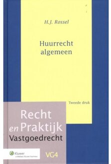 Wolters Kluwer Nederland B.V. Huurrecht algemeen - Boek H.J. Rossel (9013069649)