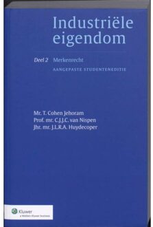 Wolters Kluwer Nederland B.V. Industriële eigendom / 2 merkenrecht - Boek T. Cohen Jehoram (9013067727)