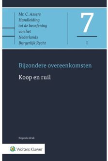 Wolters Kluwer Nederland B.V. Koop En Ruil - Asser-Serie