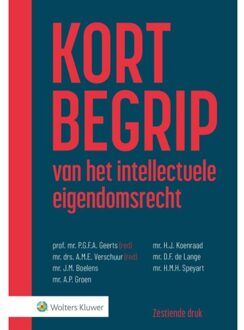 Wolters Kluwer Nederland B.V. Kort Begrip Van Het Intellectuele Eigendomsrecht