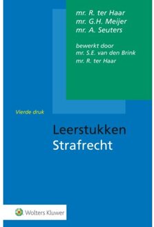 Wolters Kluwer Nederland B.V. Leerstukken strafrecht - Boek R. ter Haar (9013134319)
