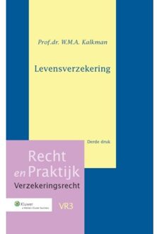 Wolters Kluwer Nederland B.V. Levensverzekering - Boek W.M.A. Kalkman (9013088449)