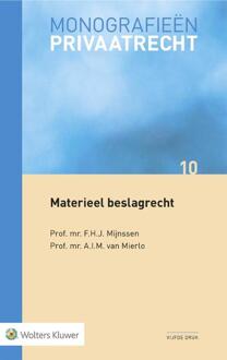 Wolters Kluwer Nederland B.V. Materieel beslagrecht - Boek F.H.J. Mijnssen (9013139647)