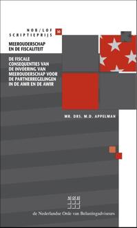 Wolters Kluwer Nederland B.V. Meerouderschap En De Fiscaliteit - M.D. Appelman