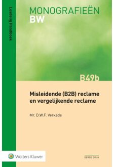 Wolters Kluwer Nederland B.V. Misleidende (B2b) Reclame En Vergelijkende Reclame