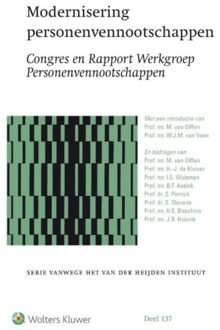 Wolters Kluwer Nederland B.V. Modernisering personenvennootschappen - Boek M. van Olffen (9013141080)