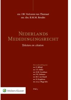 Wolters Kluwer Nederland B.V. Nederlands mededingingsrecht - Boek Wolters Kluwer Nederland B.V. (9013113346)