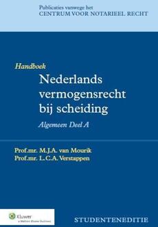 Wolters Kluwer Nederland B.V. Nederlands vermogensrecht bij scheiding / Algemeen deel A Studenteneditie / Handboek - Boek M.J.A. van Mourik (9013123236)