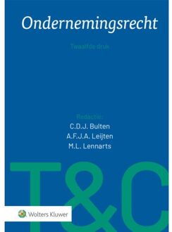 Wolters Kluwer Nederland B.V. Ondernemingsrecht - Tekst & Commentaar - C.D.J. Bulten