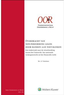 Wolters Kluwer Nederland B.V. Overdracht Van Non-Performing Loans Door Banken Aan Niet-Banken - Onderneming En Recht