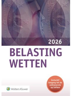 Wolters Kluwer Nederland B.V. Pocket Belastingwetten - Pocketeditie