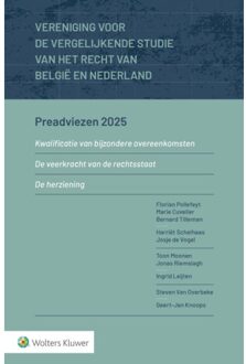 Wolters Kluwer Nederland B.V. Preadviezen 2025 (Vvsrbn)