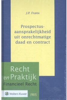 Wolters Kluwer Nederland B.V. Prospectusaansprakelijkheid - Boek Wolters Kluwer Nederland B.V. (9013122922)