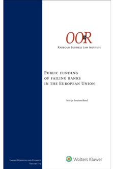 Wolters Kluwer Nederland B.V. Public funding of failing banks in the European Union