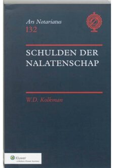 Wolters Kluwer Nederland B.V. Schulden der nalatenschap - Boek W.D. Kolkman (9013036988)
