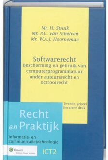 Wolters Kluwer Nederland B.V. Softwarerecht - Boek H. Struik (9013059457)